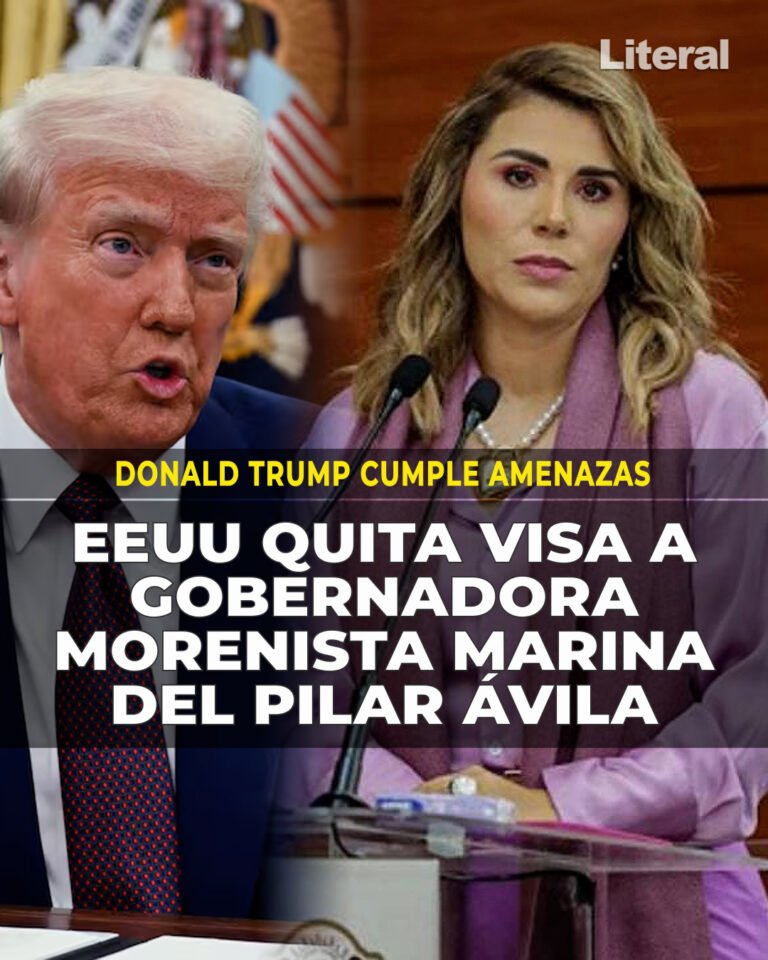 Trump le quita la visa a la gobernadora morenista de BC Marina del Pilar Ávila