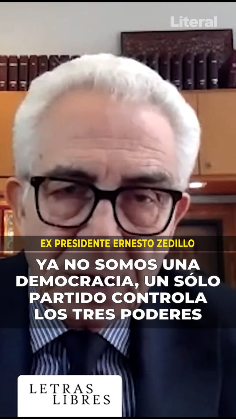 “Ya nosomos una democracia, un sólo partido controla los 3 poderes”: Zedillo