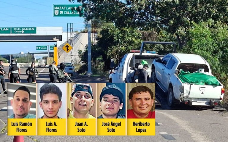 Aparecen cuerpos de los 5 secuestrados en Sinaloa