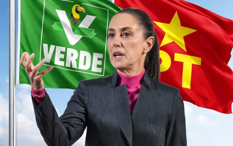 ¿Derrotarán a Claudia Sheinbaum el Partido Verde y del Trabajo?