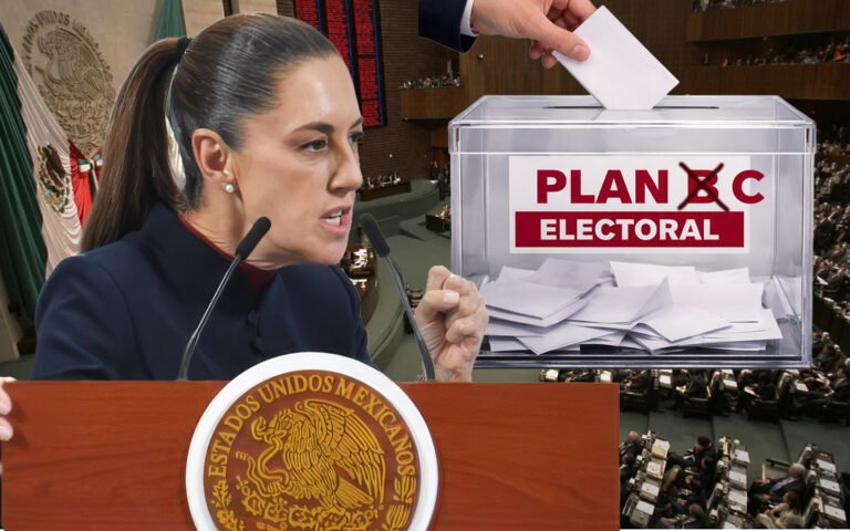 Perfila Sheinbaum segunda derrota en su reforma electoral ¡ahora va por el Plan C!
