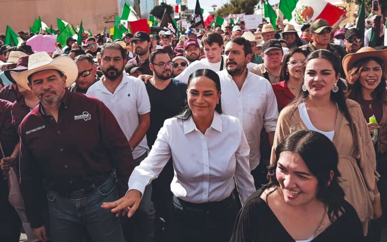 Fracasó Marcha de Morena en Chihuahua; “Cortina de humo por narcocrisis”: oposición