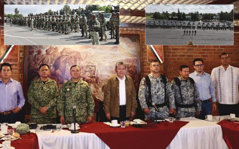 Refuerzan seguridad en Zacatecas con más de 400 elementos del Ejército y Guardia Nacional
