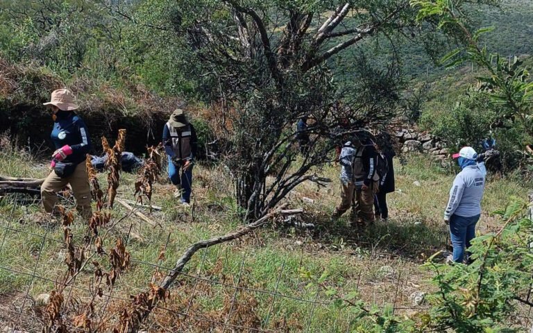 Madres buscadoras confirman hallazgo de restos humanos en Barretos León Gto.