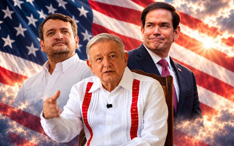 AMLO acusa a EEUU de actuar contra Andy y revienta contra Marco Rubio por retiro de visa