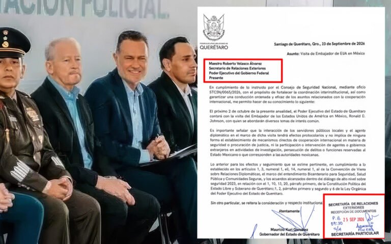 ¡No dan una! Sí notificó el gobierno de Querétaro a la SRE, SSPC, Defensa y GN